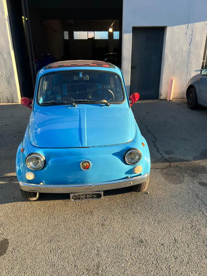 Oldtimer Fiat Abart cabrio Blau - 1