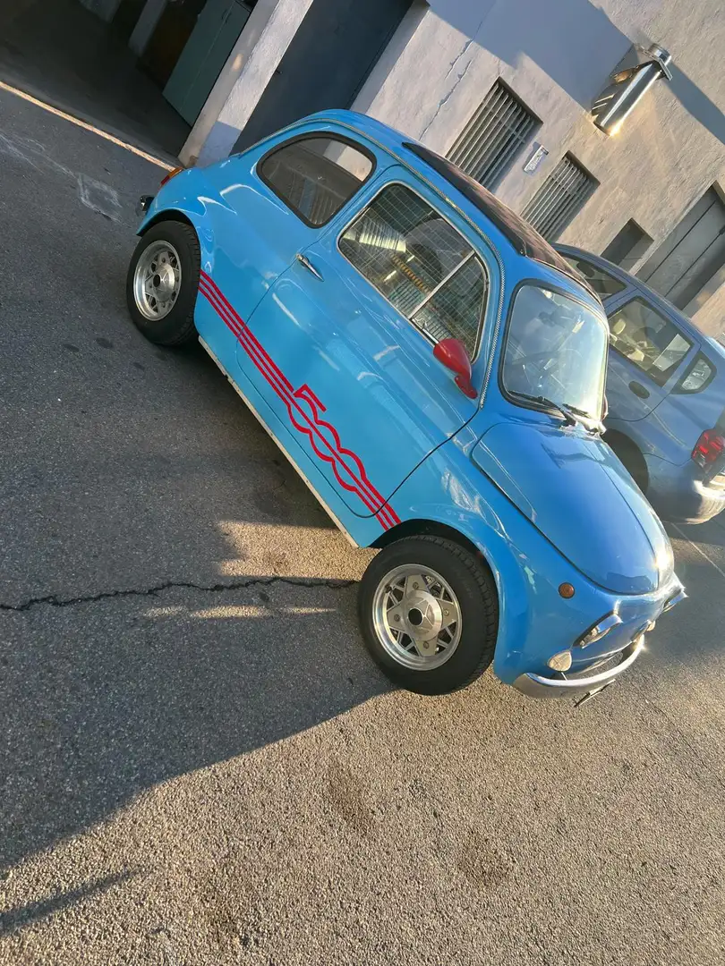 Oldtimer Fiat Abart cabrio Blau - 2