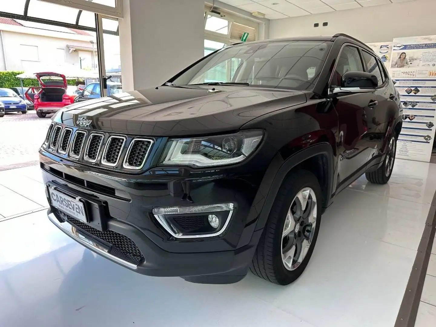 Jeep Compass 1.4 m-air Limited 2wd 140cv my19 Zwart - 1