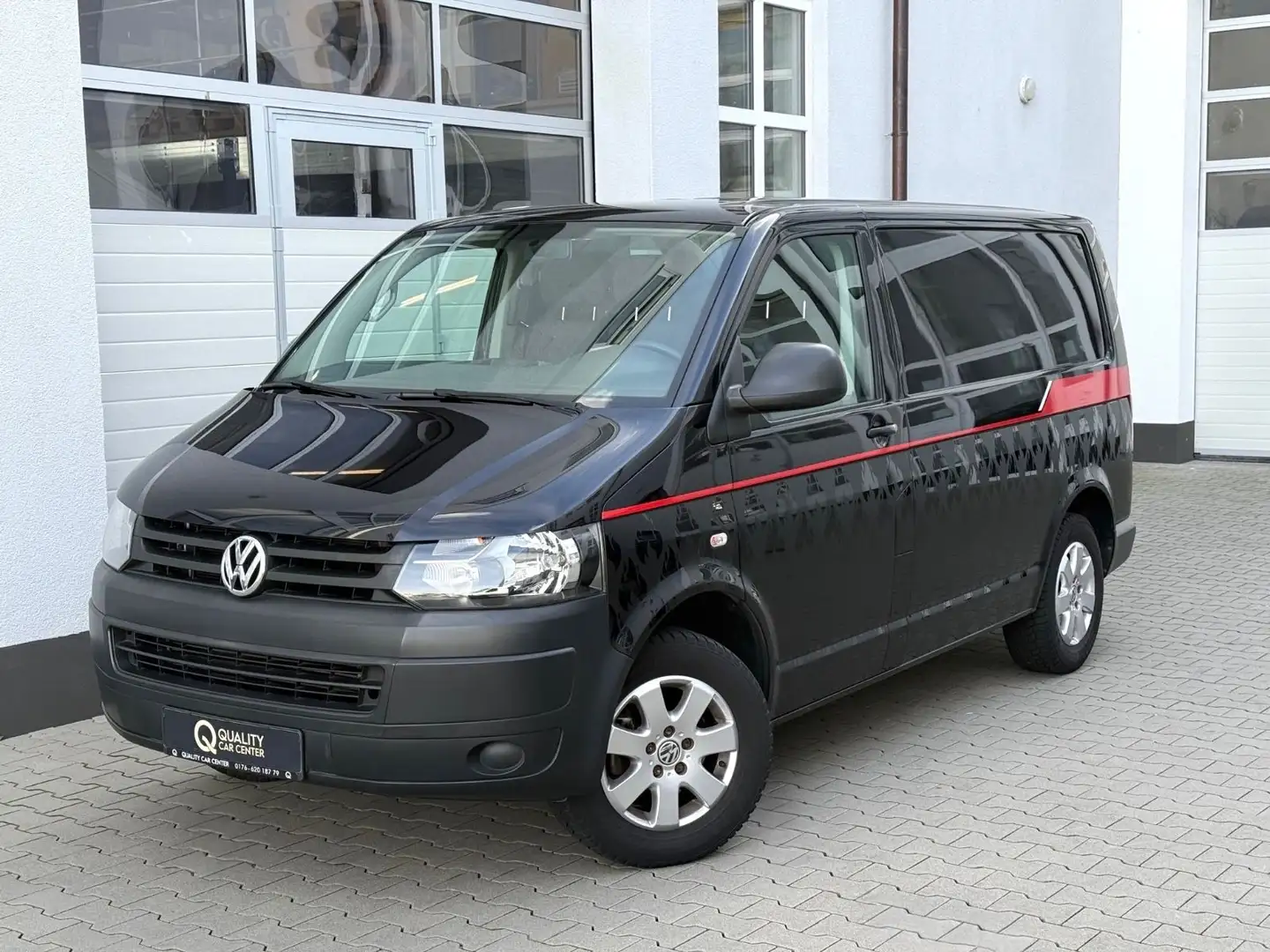 Volkswagen T5 Transporter Kasten-Kombi *AHK*STANDHZG*1H* Schwarz - 2