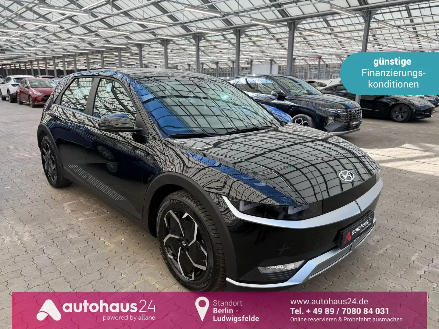 Hyundai IONIQ 5 Elektro 77,4 kWh|Navi|ACC|CarPlay| Schwarz - 1