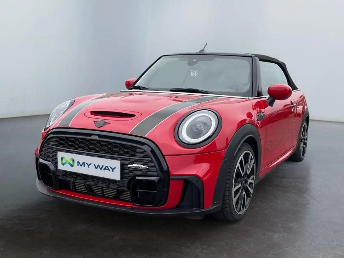 MINI Cooper S Cabrio Pack JCW*Boite auto*GPS*Caméra*Sièges av chauff Rojo - 1