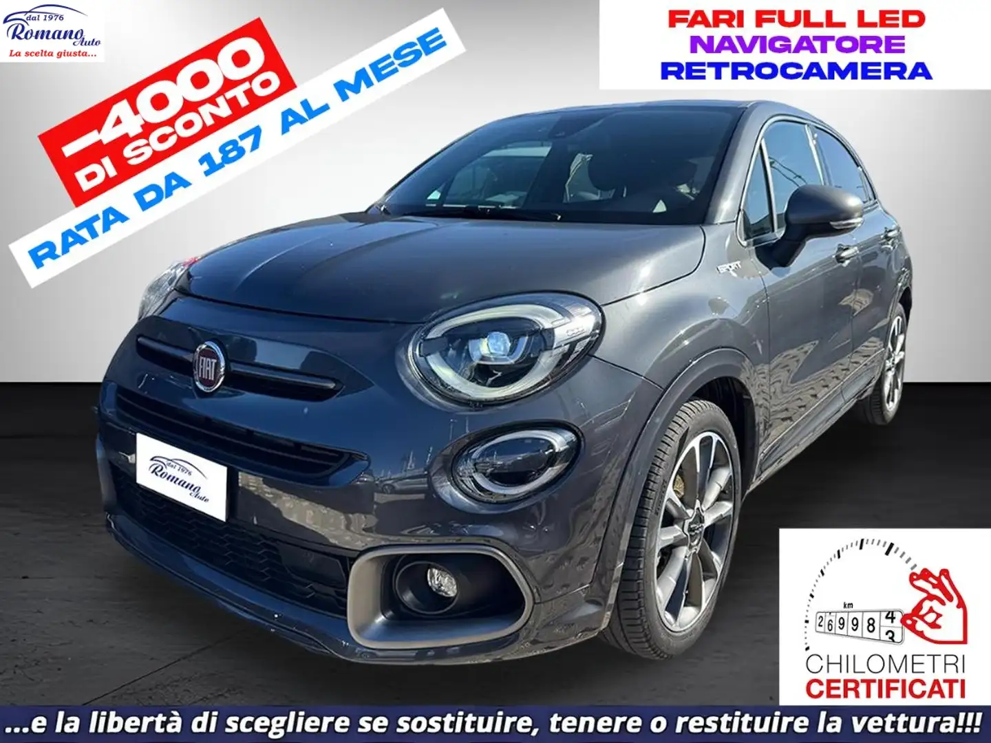 Fiat 500X 1.6 M.Jet 120 CV Sport Gris - 1
