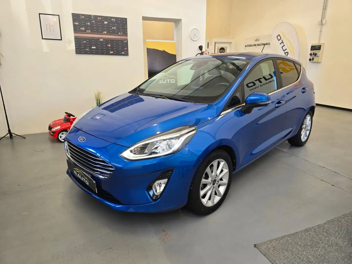 Ford Fiesta Fiesta VII 5p 5p 1.1 Titanium Gpl 75cv Blau - 1