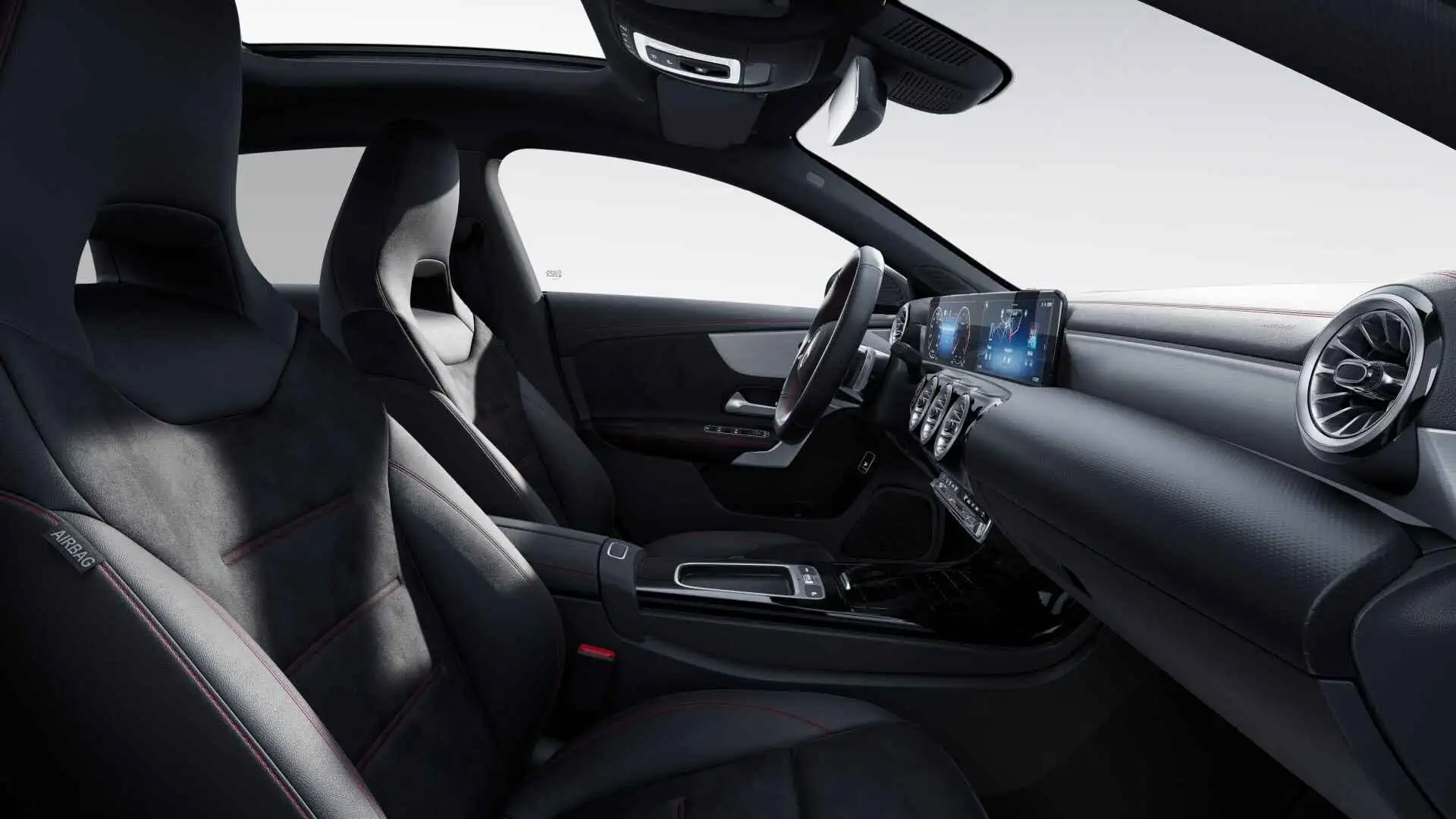 Mercedes-Benz CLA 180 Shooting Brake AMG Line | Panoramisch Dak | Head-U Grijs - 2