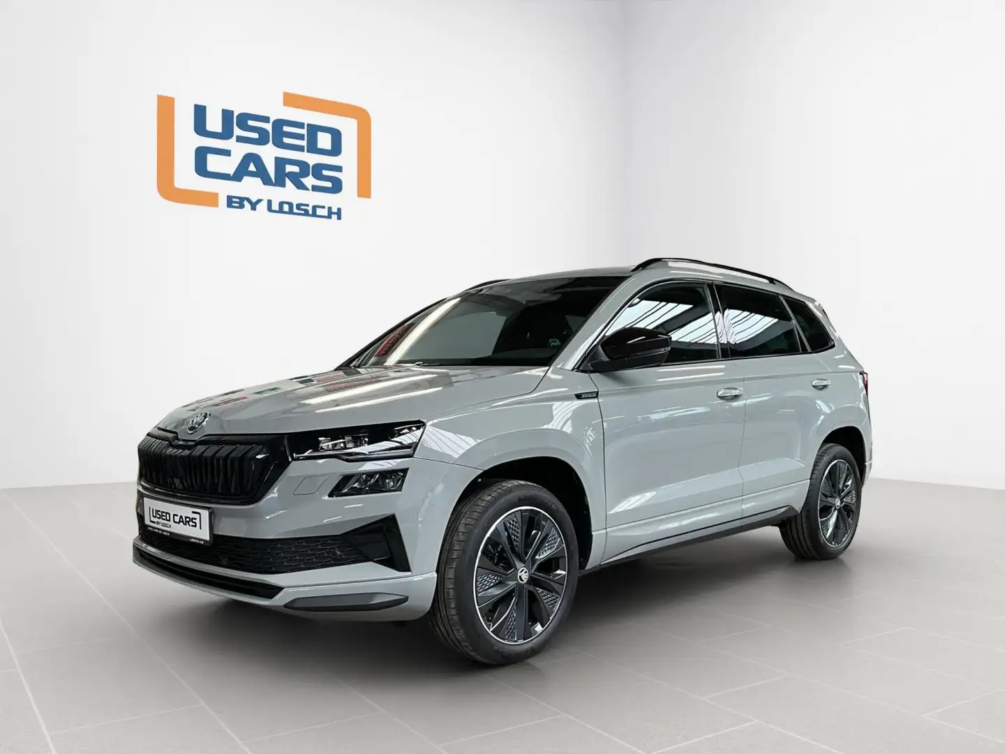 Skoda Karoq Sportline+DSG+AHK+RearView Gris - 1