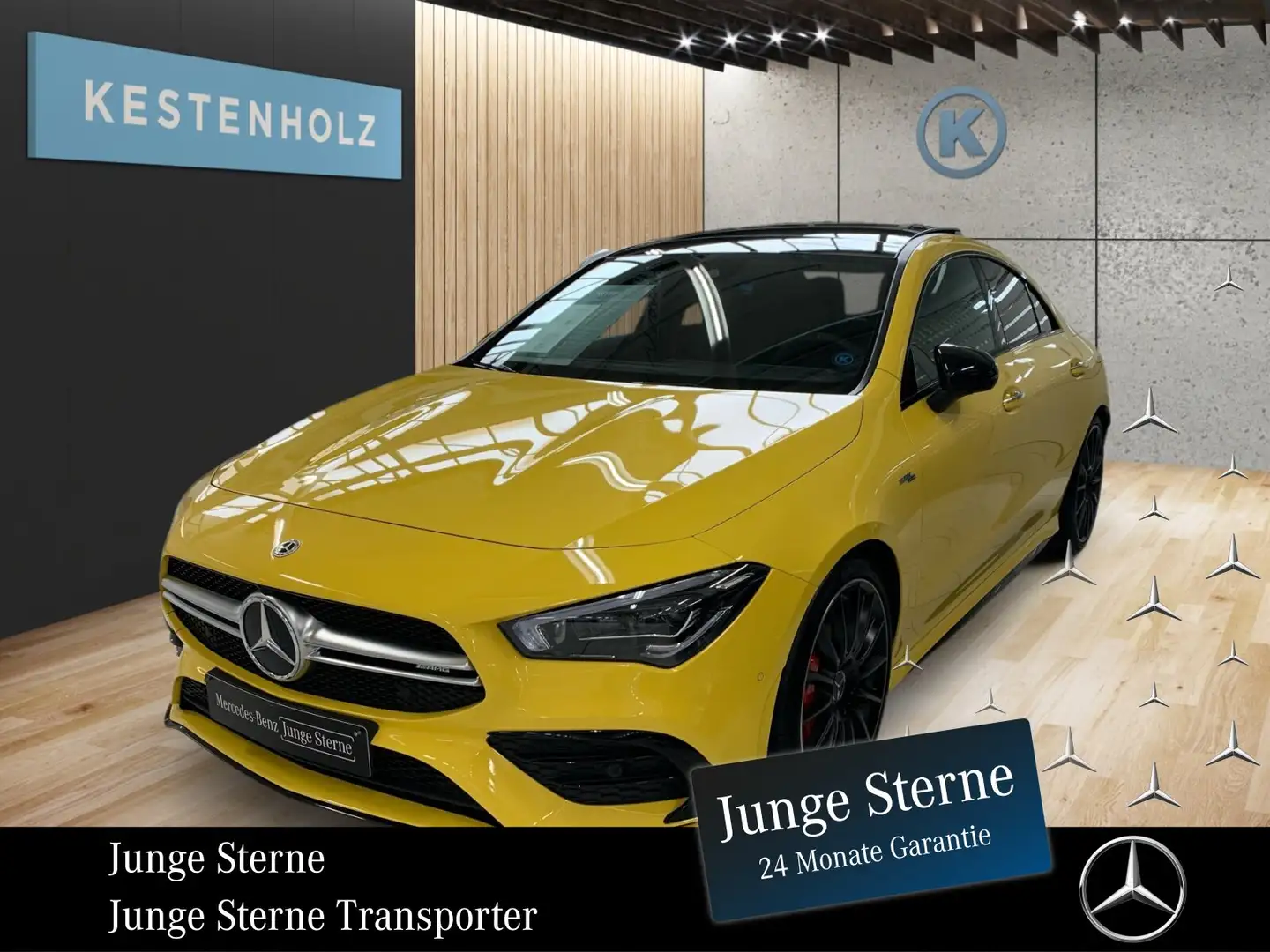 Mercedes-Benz CLA 35 AMG AMG CLA 35 4M Coupé *AMG*PANO*KAMERA*SHZ* Navi Galben - 1
