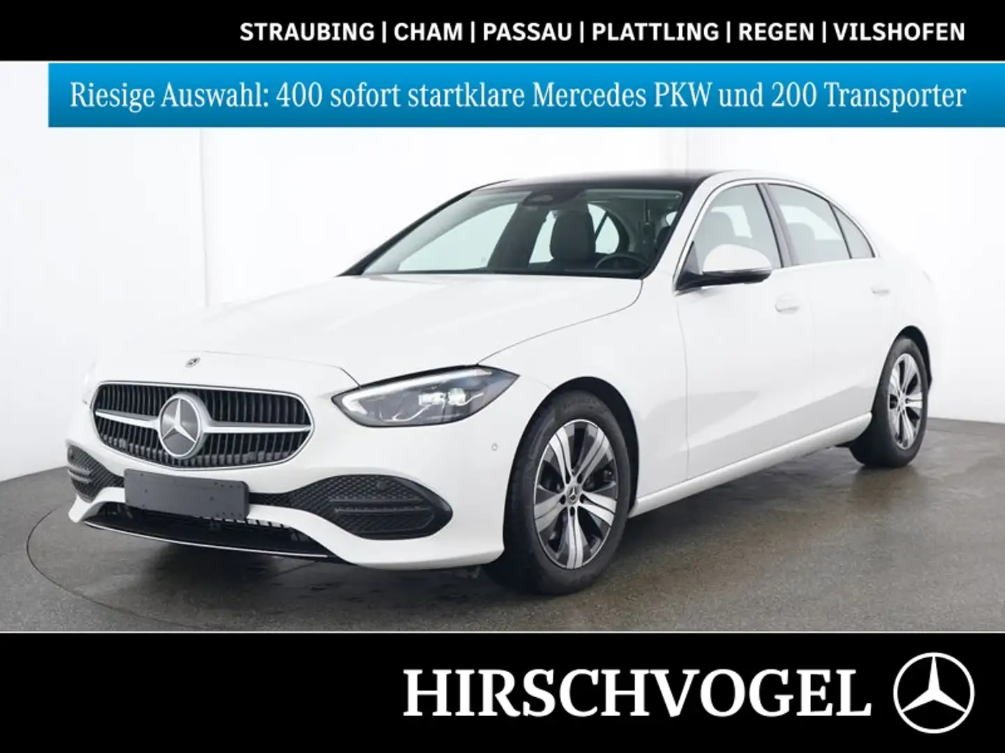 Mercedes-Benz C 180 AVANTGARDE+Pano+Memory-P+MBUX+Navi-Pr.+LED Weiß - 1