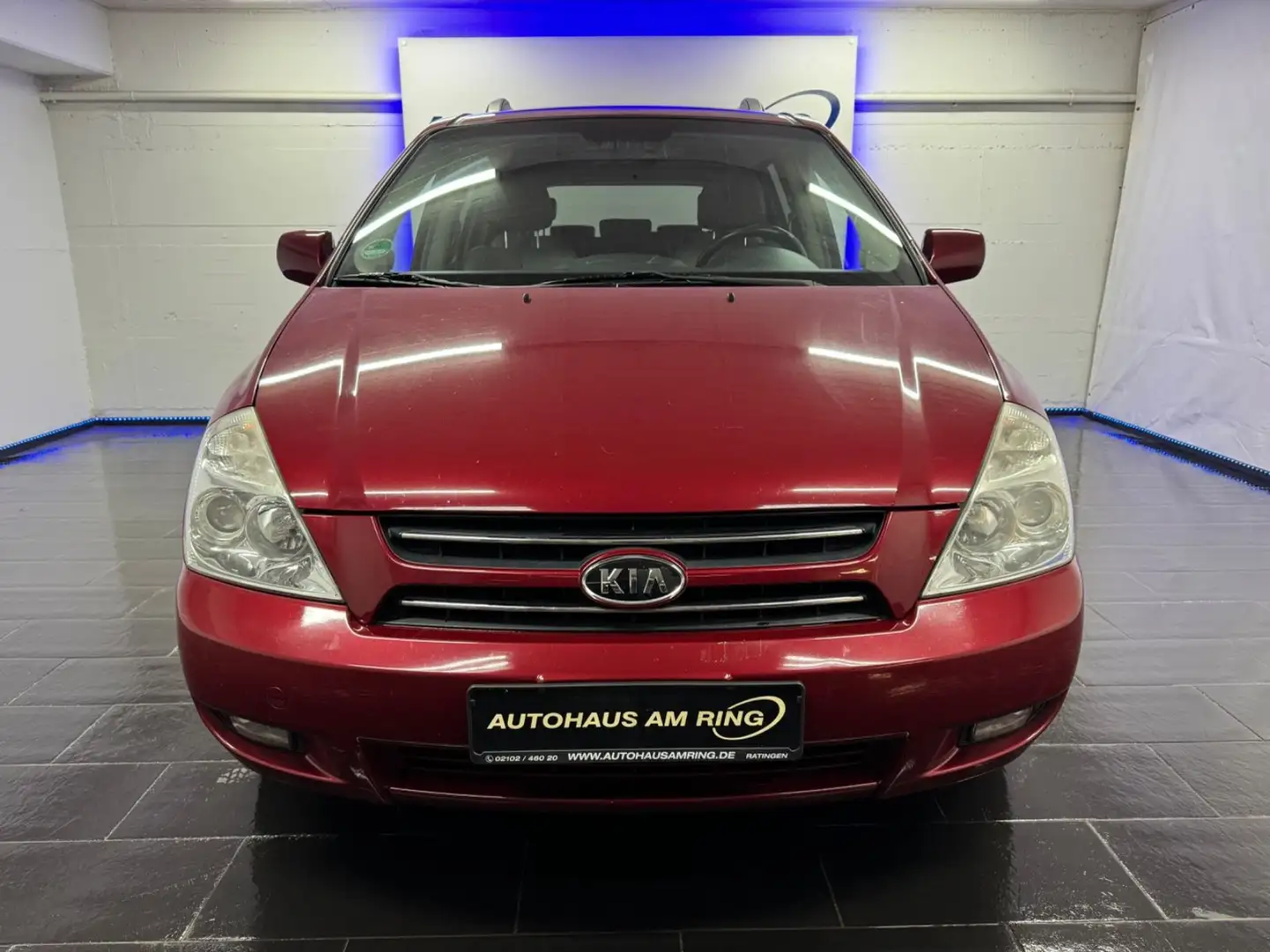 Kia Carnival 2.7 V6 EX LPG-AUTOGAS LEDER SZH PDC AHK Roşu - 1