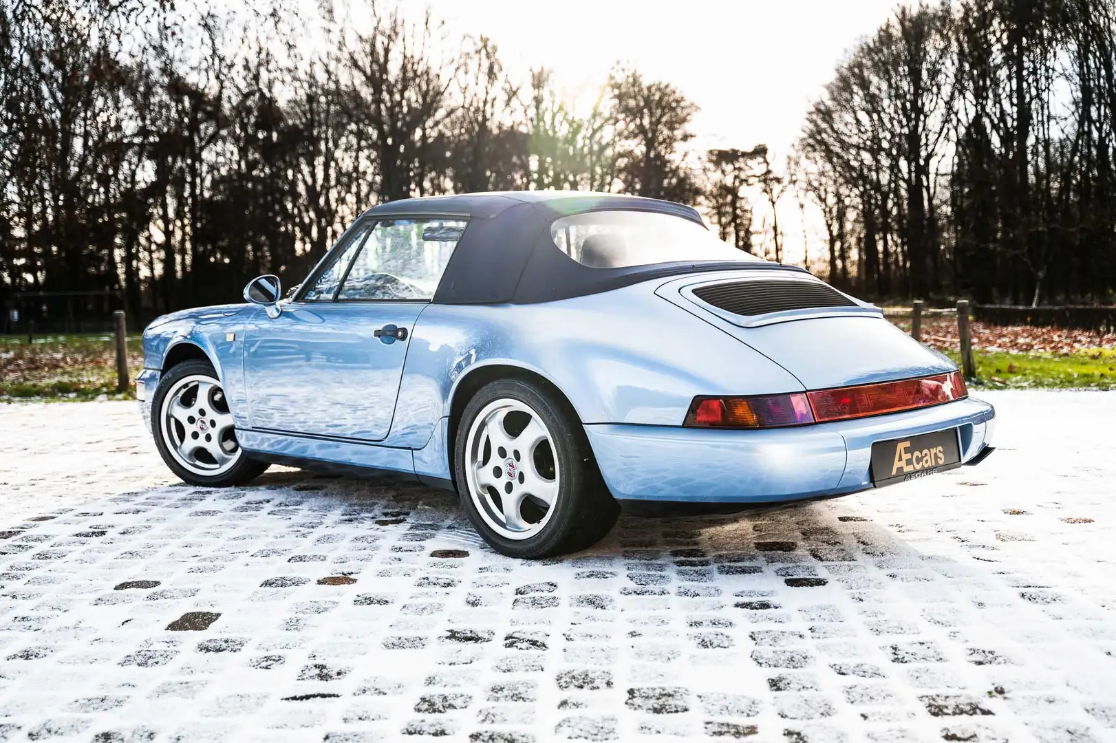 Porsche 964 911 CARRERA / CABRIOLET / TIPTRONIC / FULL HISTORY Bleu - 2