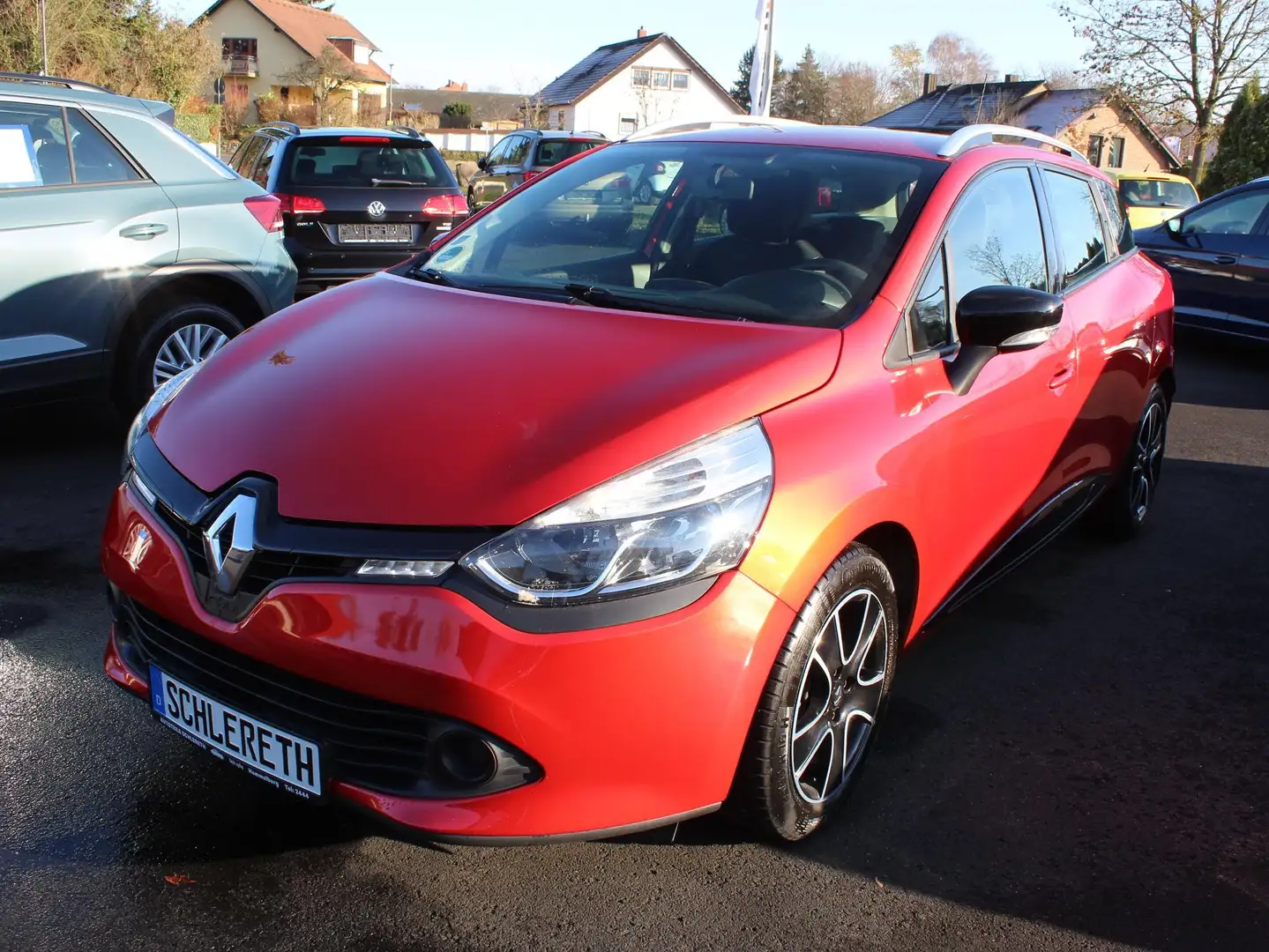 Renault Clio Dynamique, HU+AU NEU, viele Extras, 8fach bereift Rouge - 1