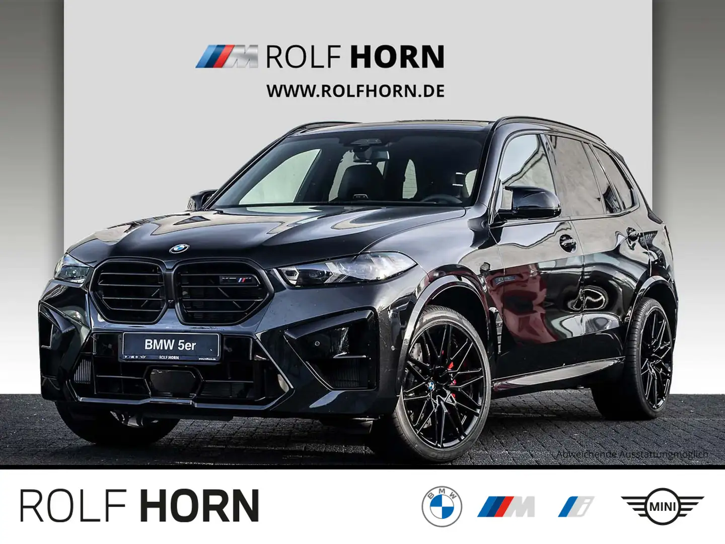 BMW X5 M Competition HUD AHK Pano har/kar 360 Driver Noir - 1