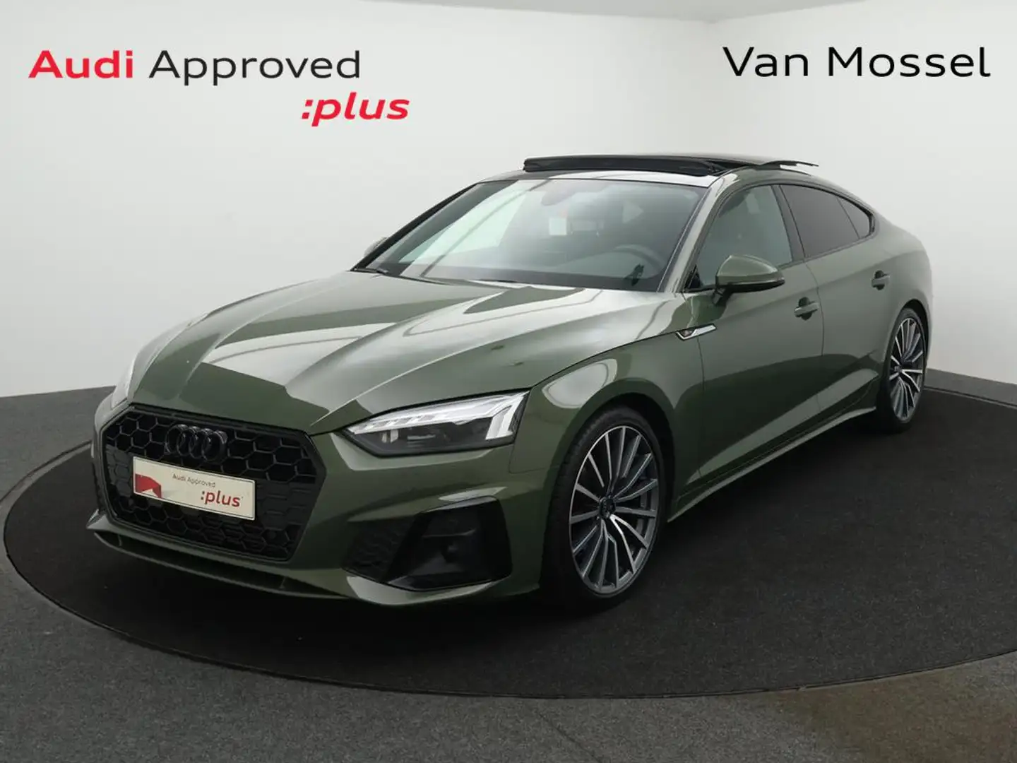 Audi A5 Sportback Audi A5 Sportback 3X S-LINE 35TFSI 150PK *AUTOMAAT*PANO DAK*SFEERVERLICHTING PLUS*SHADOWLOOK*SPORTSEATS*NAVI*AP Vert - 1