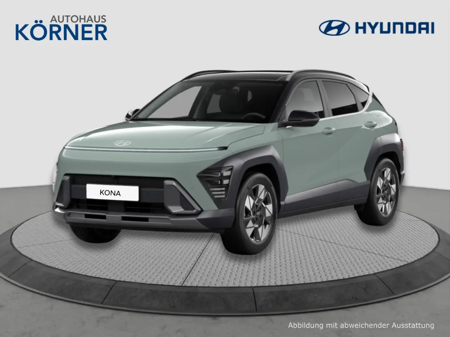 Hyundai KONA 1.6 T-GDI PRIME LED NAVI 360 KAMERA SHZ EL. HECKKL Grün - 1