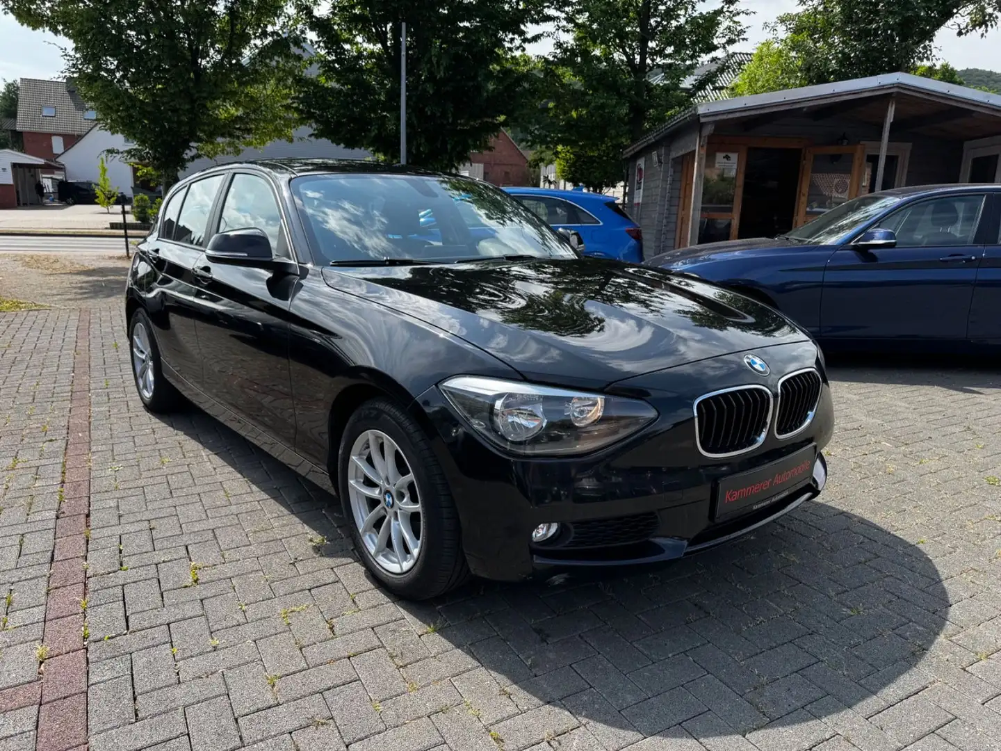 BMW 120 d Navi PDC Klima Negro - 1