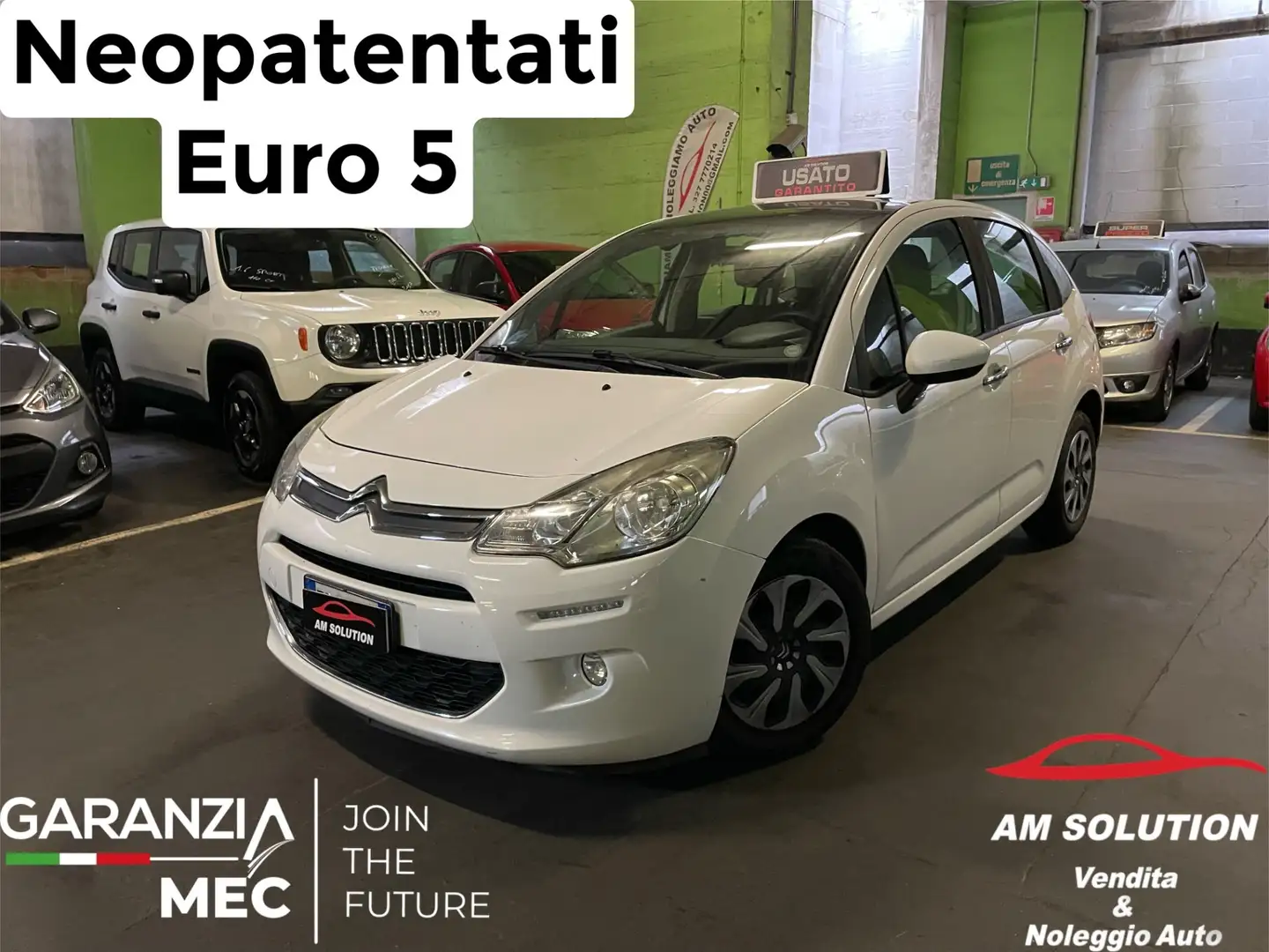 Citroen C3 C3 1.2 Neopatentati Euro 5 Bianco - 1