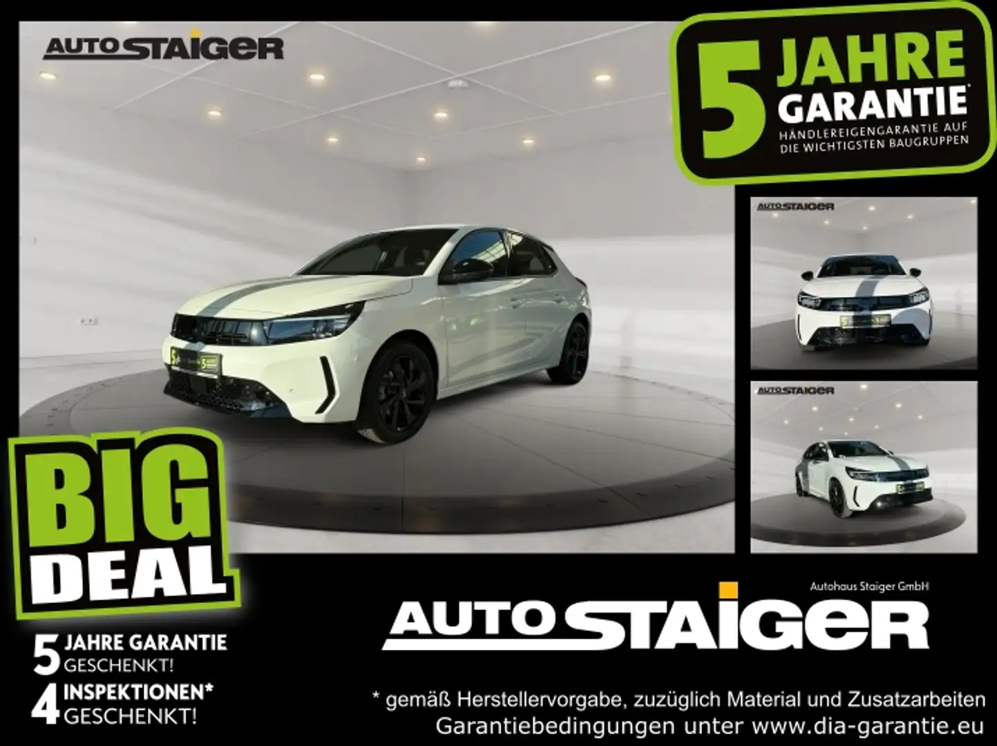 Opel Corsa F 1.2 Turbo GS LED SHZ CarPlay Kamera Weiß - 1