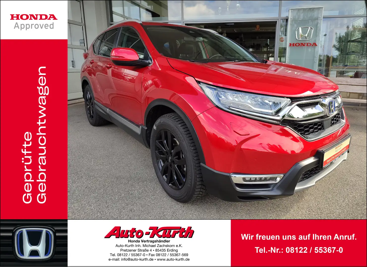 Honda CR-V 2.0 i-MMD Hybrid 4WD Executive -HUD- AHK -1.Hand Rot - 1