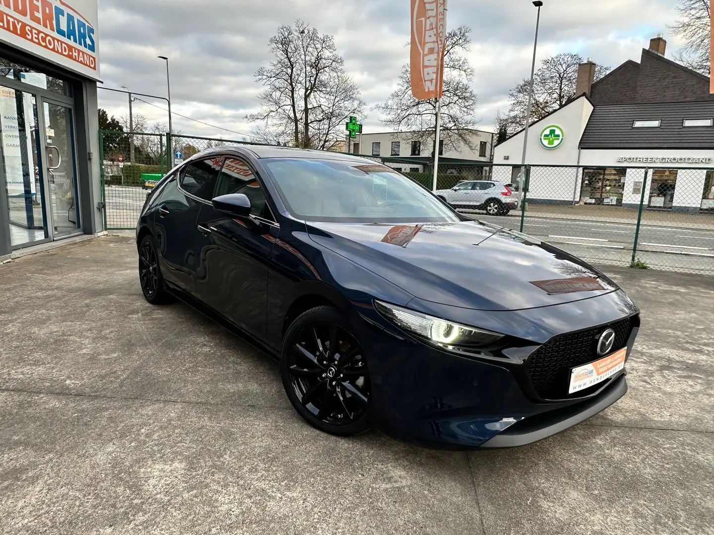 Mazda 3 2.0 Hybride,2020,Automaat,Camera,96.226km+Garantie Blauw - 2