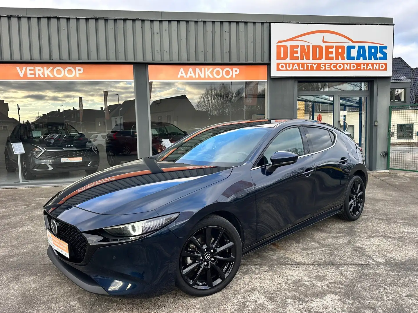 Mazda 3 2.0 Hybride,2020,Automaat,Camera,96.226km+Garantie Blauw - 1