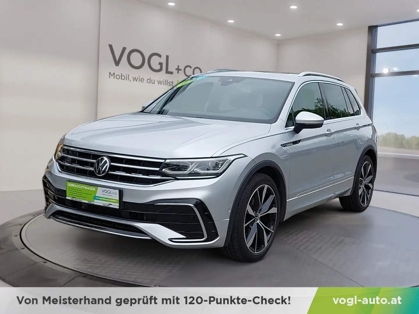 Volkswagen Tiguan 2,0 TDI 4Motion R-Line DSG Silber - 1