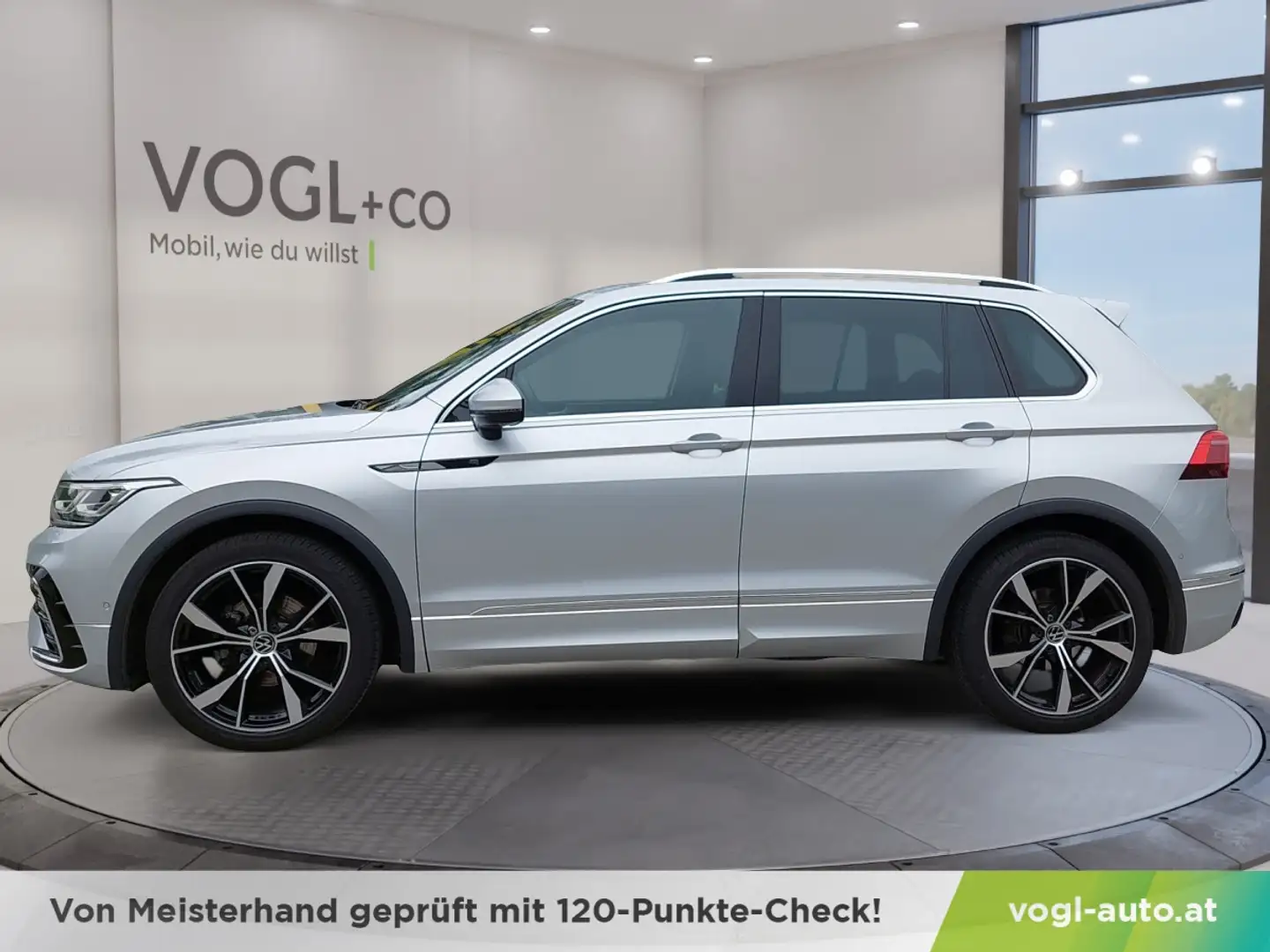 Volkswagen Tiguan 2,0 TDI 4Motion R-Line DSG Silber - 2