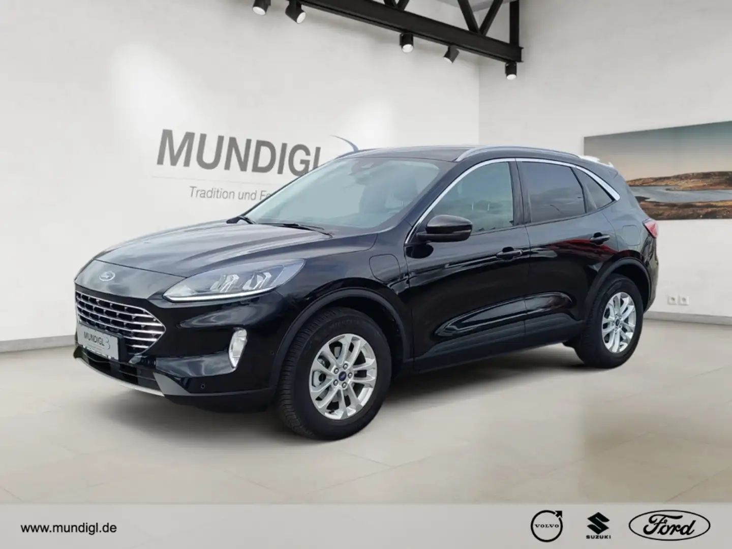 Ford Kuga Titanium PHEV Navi ACC Autom RFK Klimaaut SHZ FSH Schwarz - 1