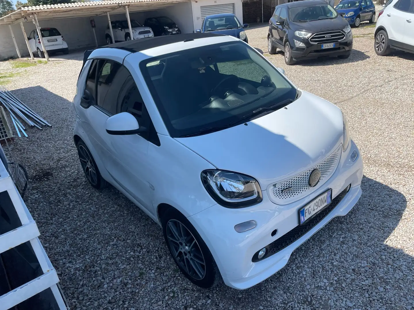 smart brabus cabrio full optional  exclusive pelle navigatore Fehér - 2