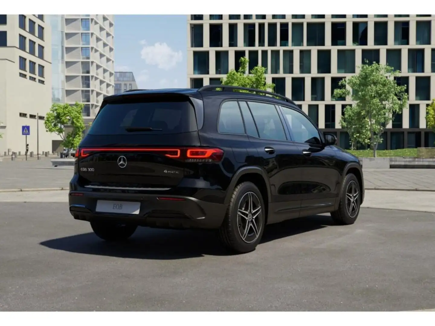 Mercedes-Benz EQB 300 4M AMG-Sport/Pano/Distr/Night/Ambi/Cam Schwarz - 2