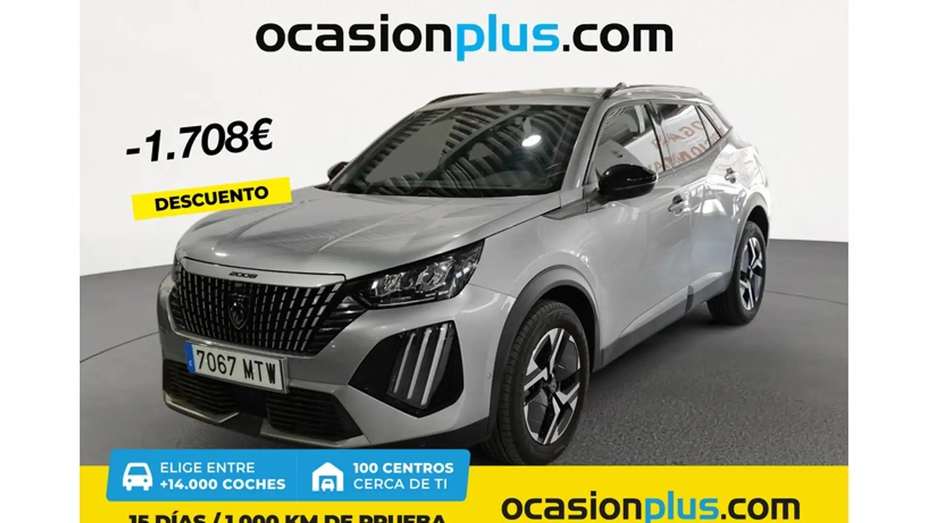 Peugeot 2008 1.2 PureTech S&S Allure 100 Gris - 1