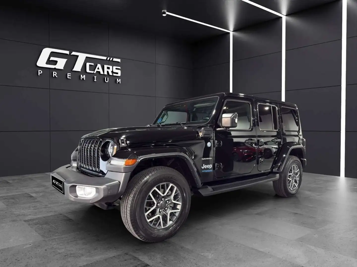 Jeep Wrangler 2.0 Sahara 8 ATX E6D PHEV Noir - 1