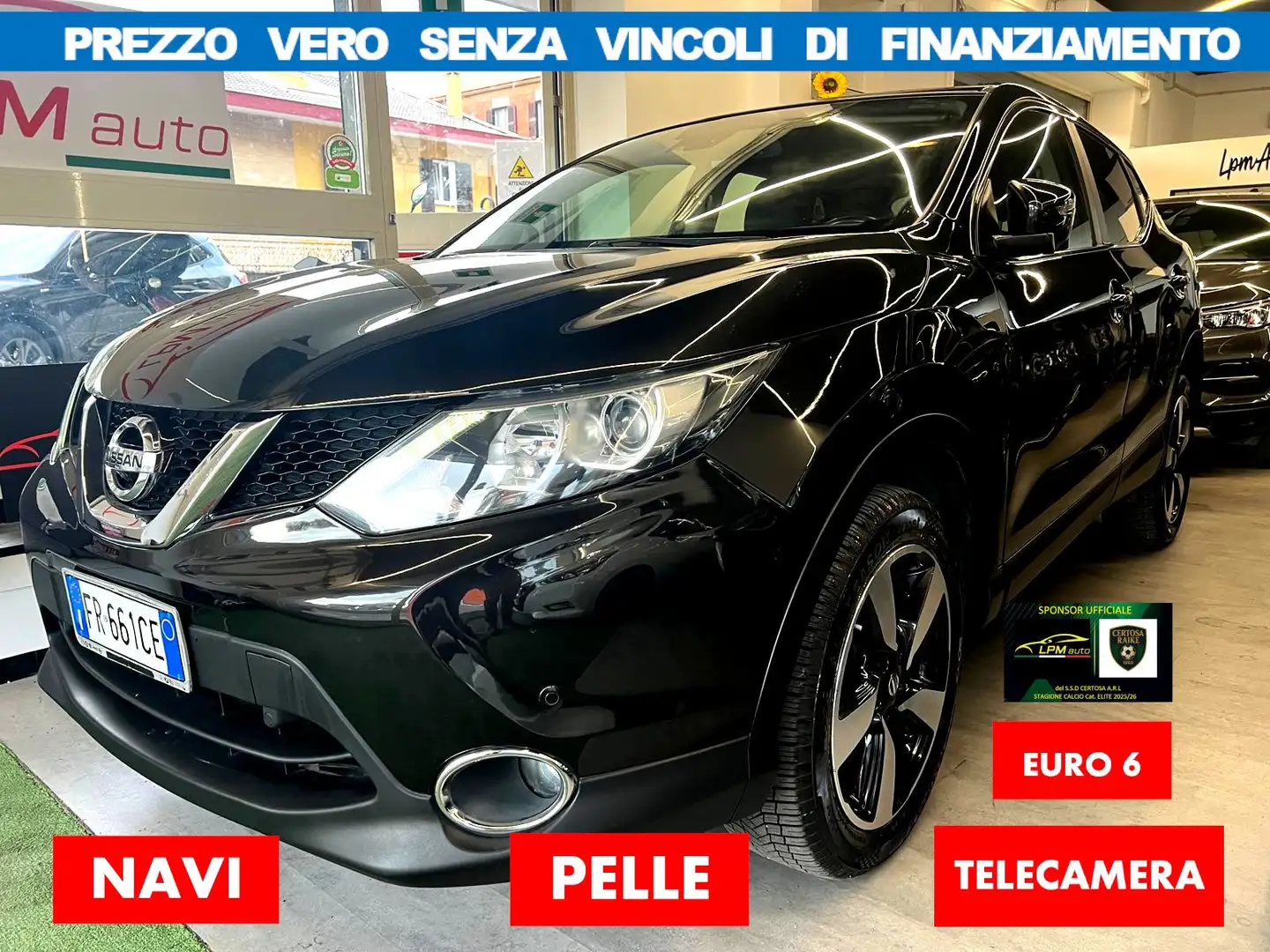 Nissan Qashqai 1.5 dci 110cv*NO VINCOLI FINANZ*DISTRIBUZ. FATTA Nero - 1