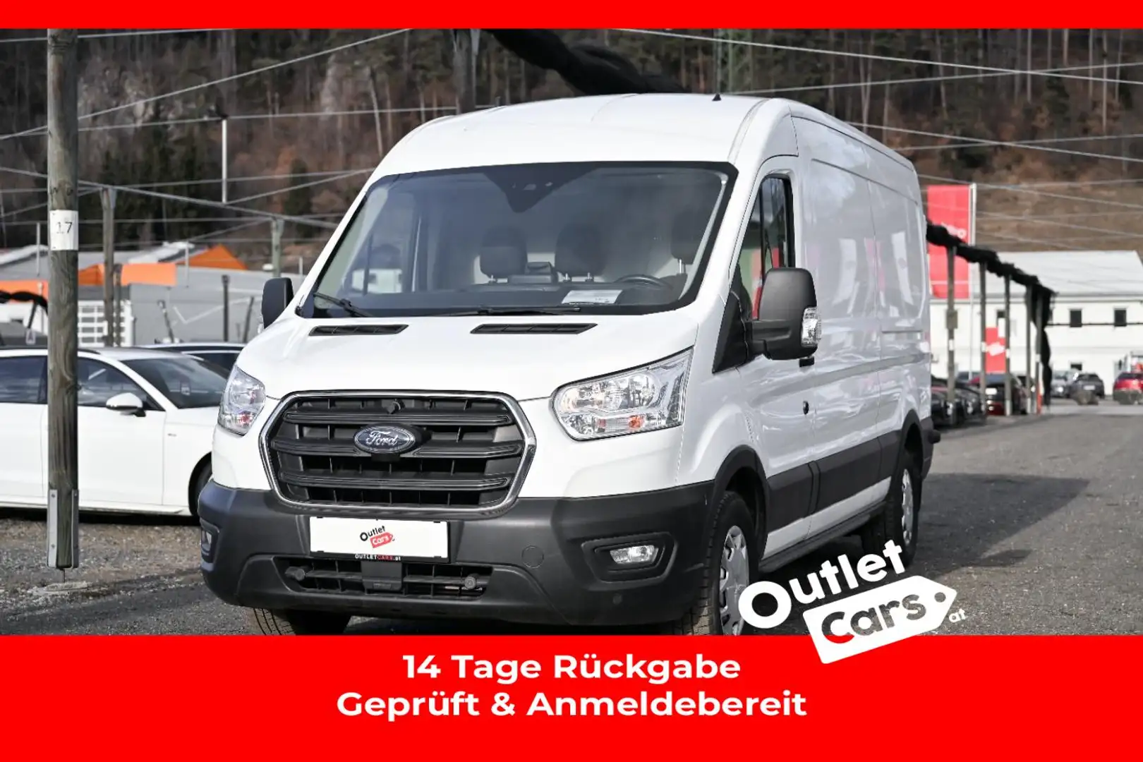 Ford Transit Kasten 2.0 TDCi 350 L3 ASSIST+NAV+3-SITZE Weiß - 1