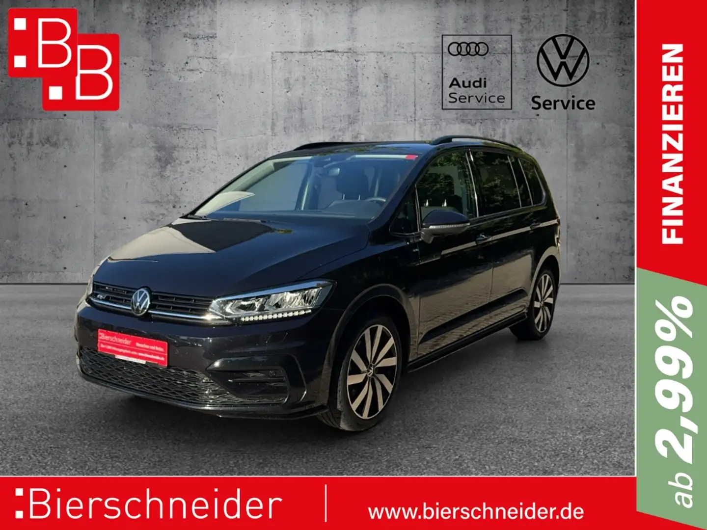 Volkswagen Touran 2.0 TDI DSG Highline R-Line DIGITAL PRO LED NAVI 1 Schwarz - 1