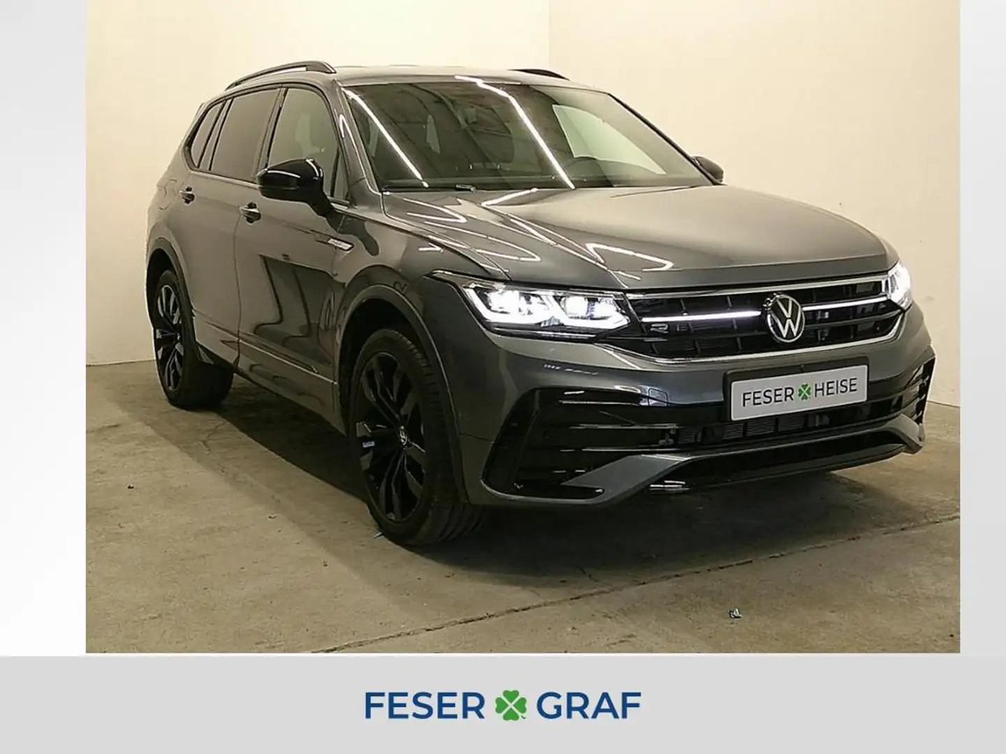 Volkswagen Tiguan Allspace R-Line NAVI / AHK/ 7SITZER / SHZ Grau - 1