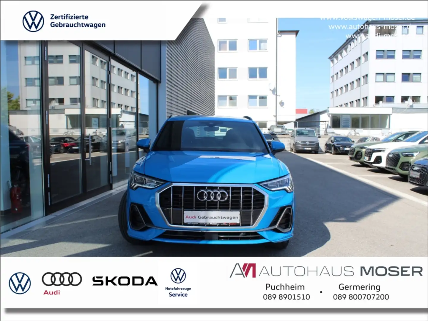 Audi Q3 45 TFSI e Hybrid Str. 2xS-Line*Navi+*1HD*Alc.!! Bleu - 1