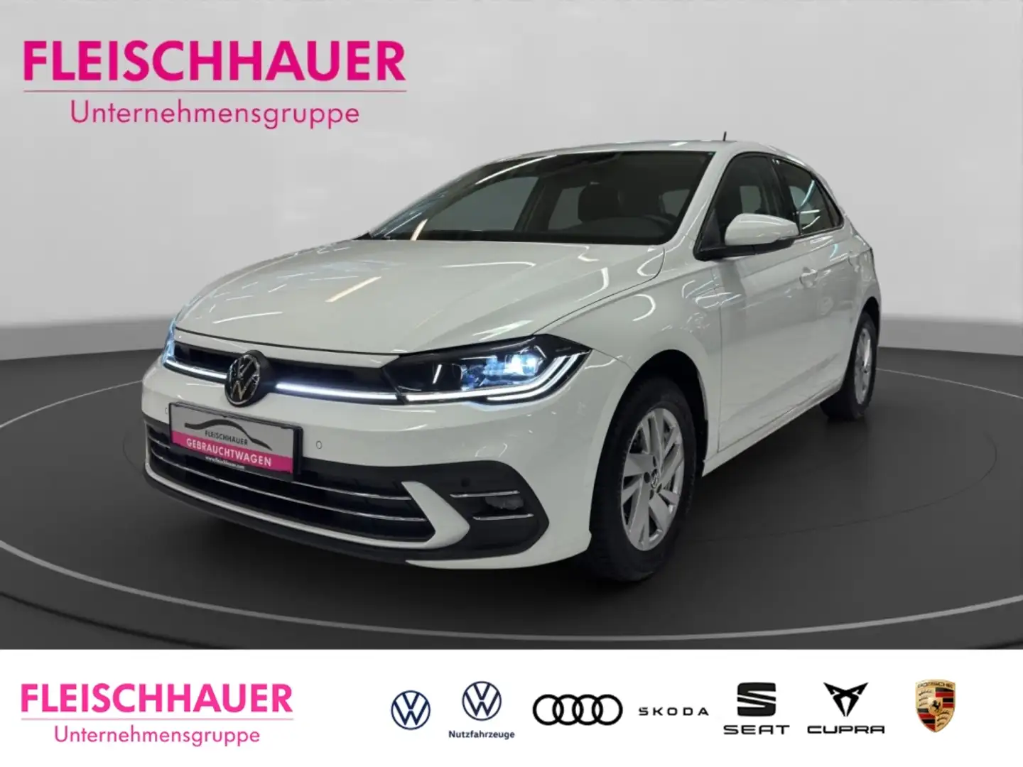Volkswagen Polo VI Style 1.0 TSI Matrix+Navi+VC+App-connect Weiß - 1