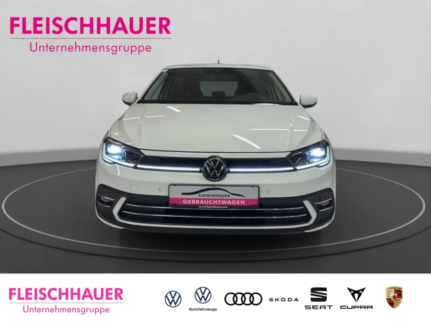 Volkswagen Polo VI Style 1.0 TSI Matrix+Navi+VC+App-connect Weiß - 2