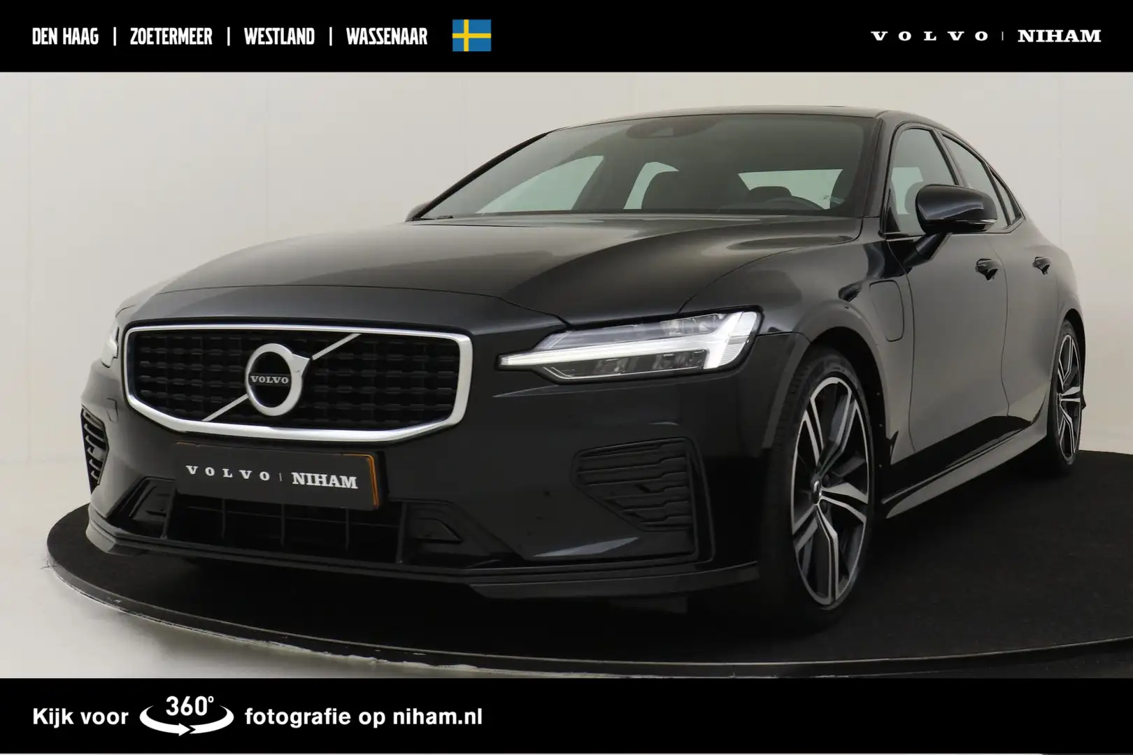 Volvo S60 T6 AWD TWIN ENGINE R-DESIGN -PANO.DAK|POWER-SEAT|E Noir - 1