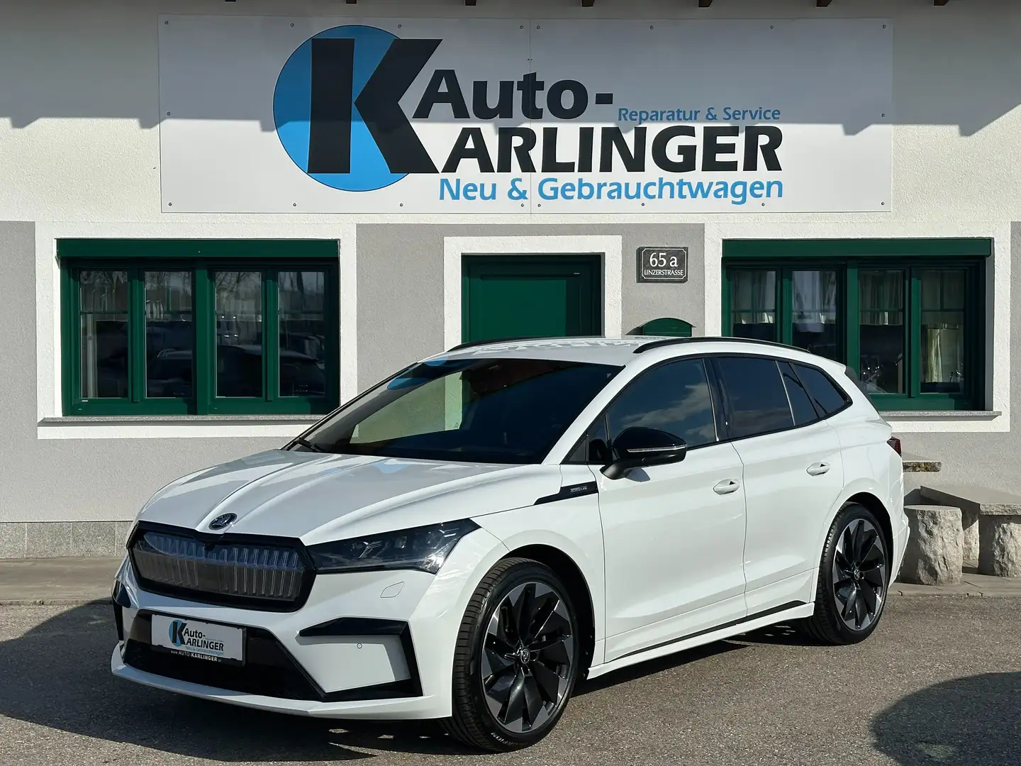 Skoda Enyaq 80 x Sportline Weiß - 2
