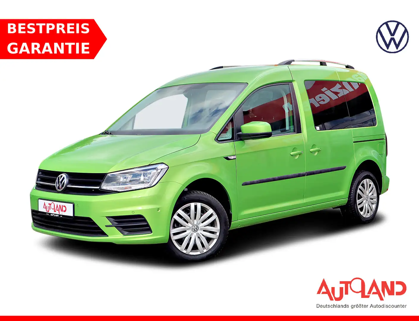 Volkswagen Caddy 1.4 TSI Bi-Xenon AHK Tempomat DAB Klima Groen - 1
