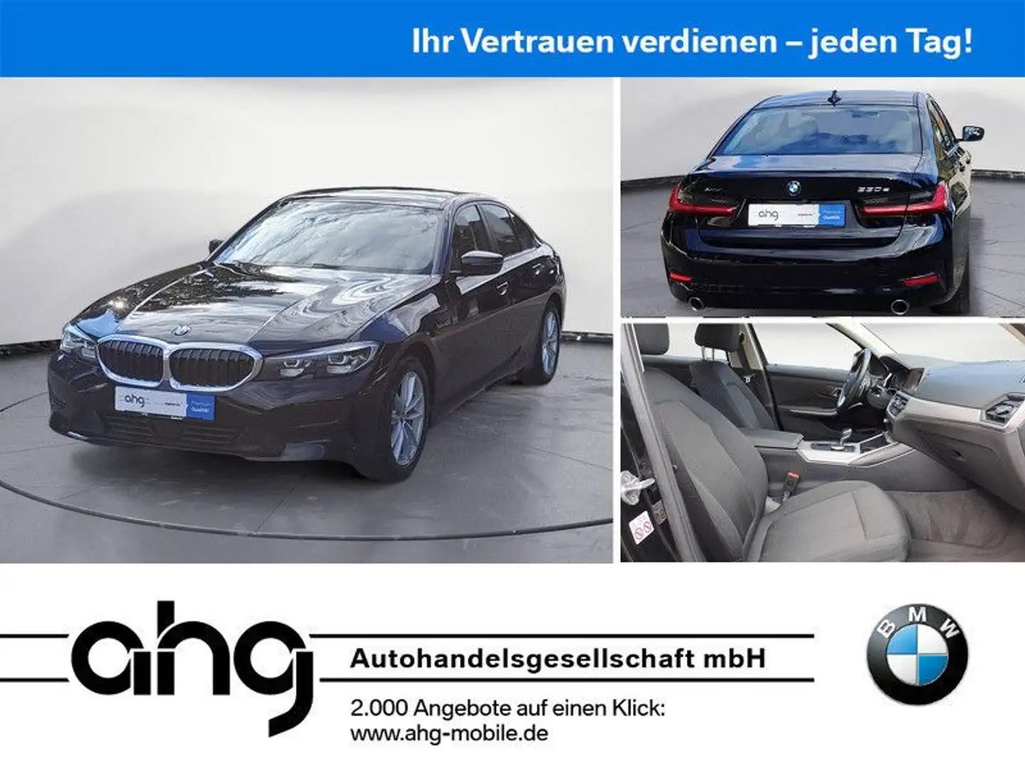 BMW 330 e xDrive Advantage Automatik Sport Aut. Schwarz - 1