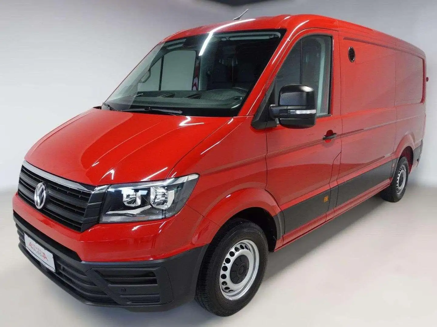 Volkswagen Crafter Kasten 35 mittellang Klima Scheckheft Tü Rot - 1