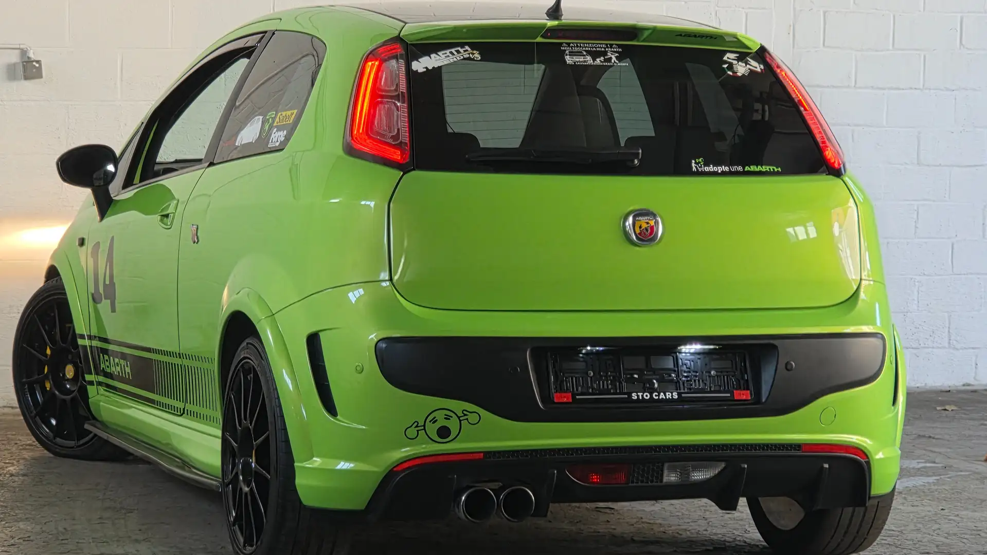 Fiat Punto Evo Punto EVO 1.4i MultiAir / Abarth / SuperSport / Groen - 2