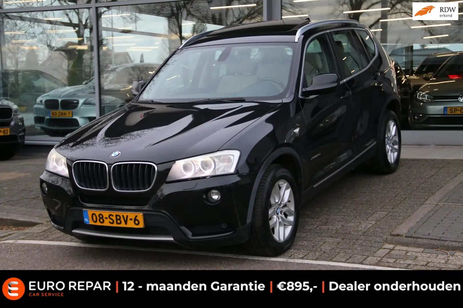 BMW X3 XDrive20d High Executive PANO-DAK EXPORT EX BPM! Zwart - 1
