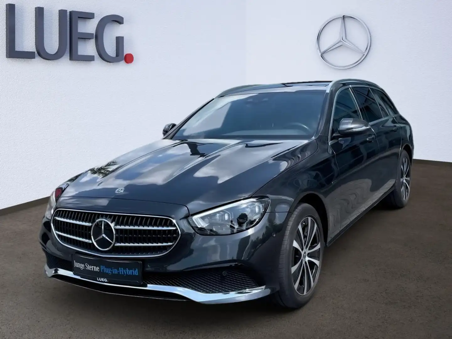 Mercedes-Benz E 300 e T AVANTGARDE+PANODACH+FAHRASSISTENZ Grigio - 1