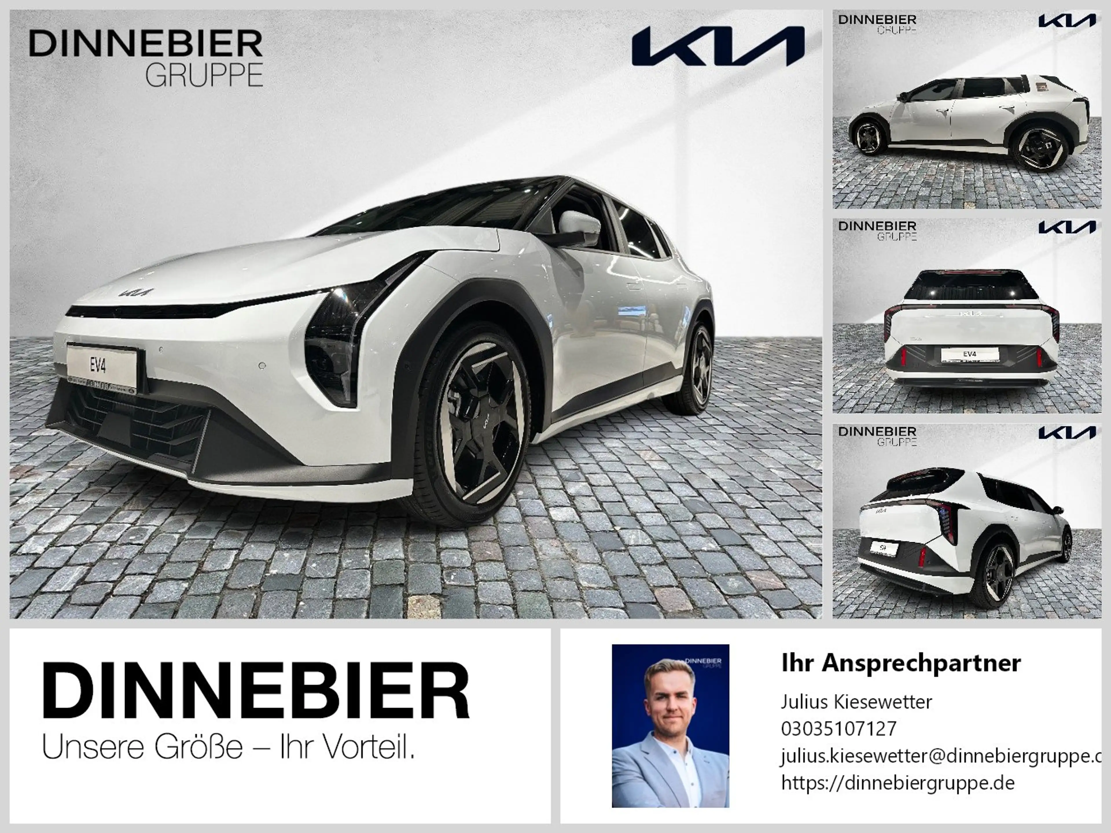 Kia EV4 Earth 81.4 kWh LED+360°Kamera+Glasdach