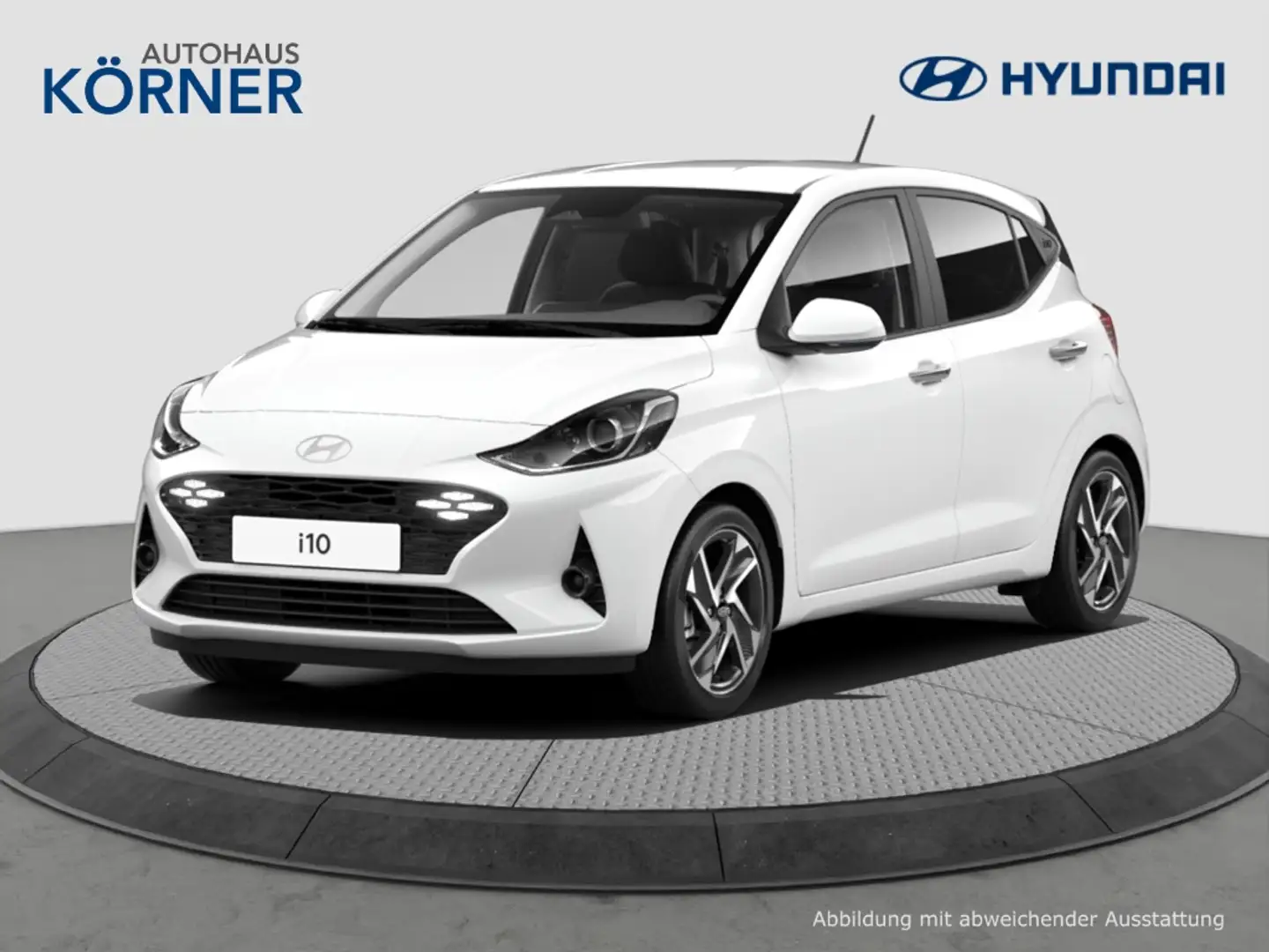 Hyundai i10 1.2 TREND KOMFORTPAKET NAVI APPLE CARPLAY ANDROID Alb - 1