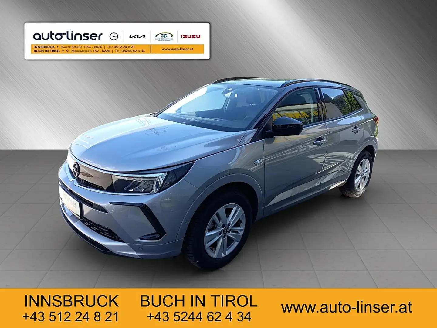 Opel Grandland 1,2 DI Turbo Edition Start/Stop Aut. Silber - 1