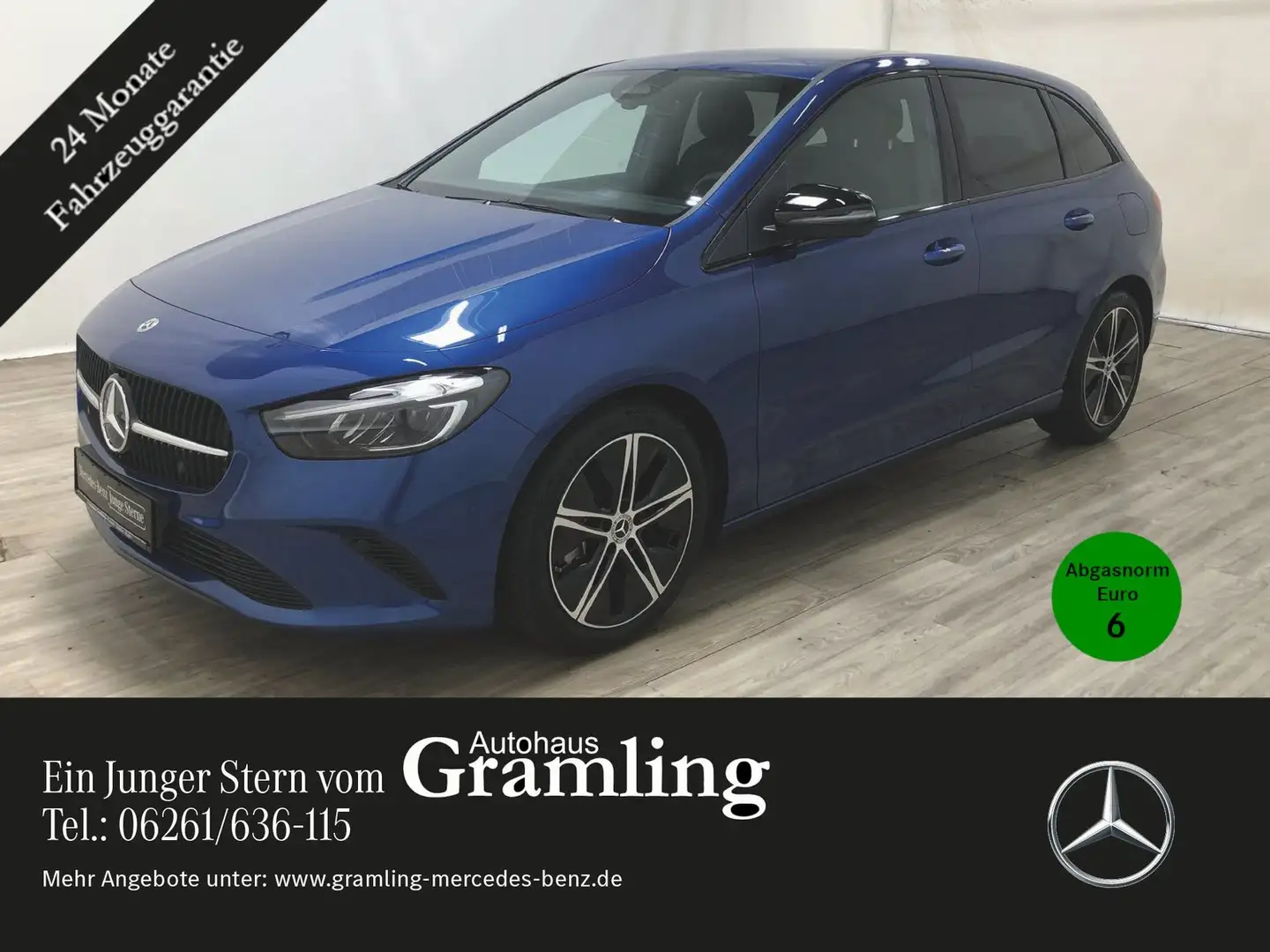 Mercedes-Benz B 200 Progressive NIGHT*Kamera*AHK*LED*Lenkradh. Blau - 1